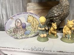 Disney Winnie the Pooh & Friends Set Resin Figurines by Charpente