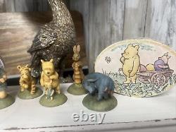 Disney Winnie the Pooh & Friends Set Resin Figurines by Charpente