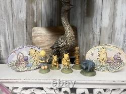 Disney Winnie the Pooh & Friends Set Resin Figurines by Charpente