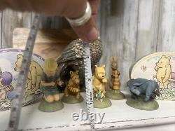 Disney Winnie the Pooh & Friends Set Resin Figurines by Charpente