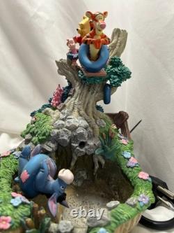 Disney Winnie the Pooh & Friends Tabletop Water Fountain Working Tested