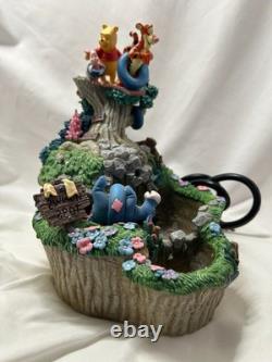 Disney Winnie the Pooh & Friends Tabletop Water Fountain Working Tested