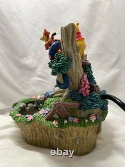 Disney Winnie the Pooh & Friends Tabletop Water Fountain Working Tested
