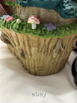 Disney Winnie the Pooh & Friends Tabletop Water Fountain Working Tested