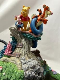 Disney Winnie the Pooh & Friends Tabletop Water Fountain Working Tested