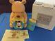 Disney Winnie The Pooh &honey Pot Withhidden Watch Figurine Vintage 1087/5000
