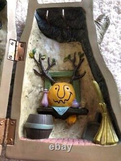 Disney Winnie the Pooh Keychain Box Rabbit's House Pottery Used JP YM108