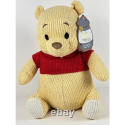 Disney Winnie the Pooh Knit Plush Limited Edition 7500 Collectible Bear NWT