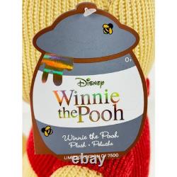 Disney Winnie the Pooh Knit Plush Limited Edition 7500 Collectible Bear NWT