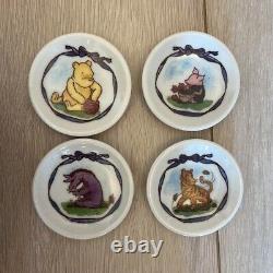 Disney Winnie the Pooh Miniature Tea set with Basket case Toy Tableware Pottery