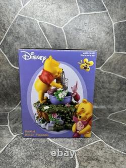 Disney Winnie the Pooh Musical Water Fountain Pooh & Piglet Rare NEW