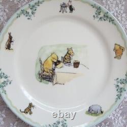 Disney Winnie the Pooh Noritake Classic Dish Set of 4 Plate Piglet Tigger Rabbit