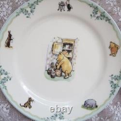 Disney Winnie the Pooh Noritake Classic Dish Set of 4 Plate Piglet Tigger Rabbit