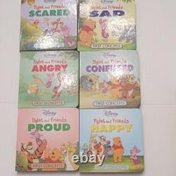 Disney Winnie the Pooh Piglet's Feelings First Concepts 6 Board Books & CD
