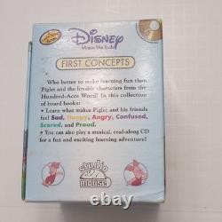 Disney Winnie the Pooh Piglet's Feelings First Concepts 6 Board Books & CD