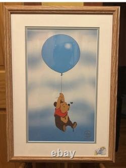 Disney Winnie the Pooh Sericel Framed Limited Edition Numbered COA 1997