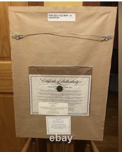 Disney Winnie the Pooh Sericel Framed Limited Edition Numbered COA 1997