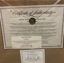 Disney Winnie the Pooh Sericel Framed Limited Edition Numbered COA 1997
