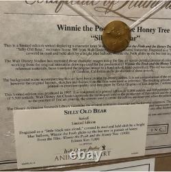 Disney Winnie the Pooh Sericel Framed Limited Edition Numbered COA 1997
