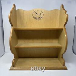 Disney Winnie the Pooh Silhouette Wall Shelf Wood with 3 Shelves for Display