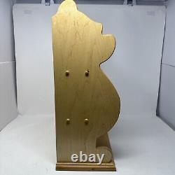 Disney Winnie the Pooh Silhouette Wall Shelf Wood with 3 Shelves for Display