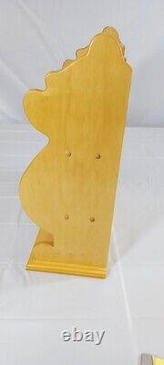 Disney Winnie the Pooh Silhouette Wood Wall Trinket Display Shelf, 3 Shelves