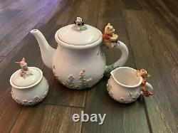 Disney Winnie the Pooh Simply Pooh tea set (extra large pot 1L) RARE No Box