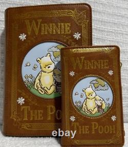Disney Winnie the Pooh Storybook Loungefly Crossbody Wallet Set NWT