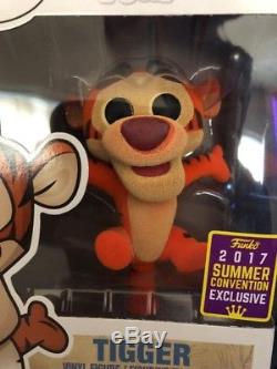 Disney Winnie the Pooh Tigger #288 Flocked SDCC 2017 Funko Pop