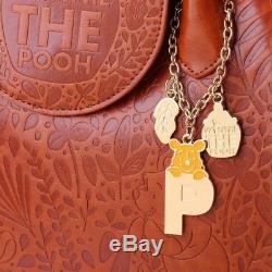 Disney Winnie the Pooh Tote Bag Shoulder Purse Handbag Pouch Charm Japan Z6891