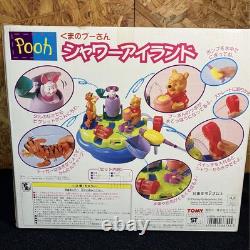 Disney Winnie the Pooh Toy Shower Island for Bath 1996 TOMY collaboration Pooh