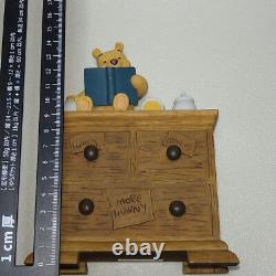 Disney Winnie the Pooh Vintage Figure Accessory Case Mini Chest Drawers