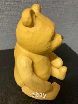 Disney Winnie the Pooh Wooden Carved Figure classic Set of 3 pooh piglet tigger
