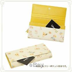 Disney Winnie the Pooh genuine leather bifold long wallet coin purse card case