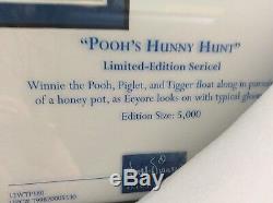 Disney Winnie the Pooh sericel Animation Art Limited Edition signed Poohs Hunny