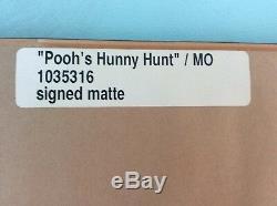Disney Winnie the Pooh sericel Animation Art Limited Edition signed Poohs Hunny