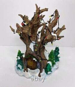 Disney Winnie the Pooh tree house Christmas Village piece #29055