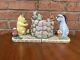 Disney Winnie The Pooh With Eeyore Figurine Bookends Statue Set Extremely Rare