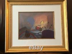 Disney's, Ltd Ed Hand Painted Cel, Chaos in Dresser Drawer, framed