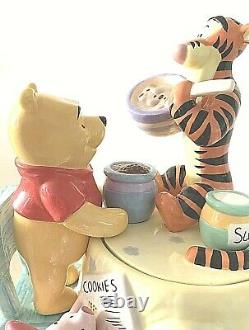 Disney's, Winnie The Pooh, Making Cookies, Cookie Jar, Eeyore, Piglet, Tigger