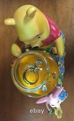Disney's Winnie The Pooh & Piglet Honey Pot Musical Snowglobe