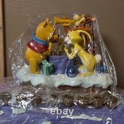 Disney's Winnie the Pooh Music Box Hanukkah Kid's Menorah Charming Rare! IN BOX
