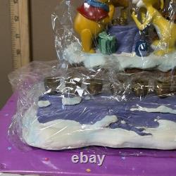 Disney's Winnie the Pooh Music Box Hanukkah Kid's Menorah Charming Rare! IN BOX