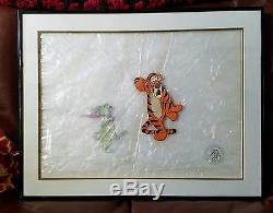 Disney-winnie The Pooh-original-movie Cell-hand Painted-tigger-one Of A Kind