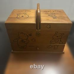 Disney wooden Winnie the Pooh container case #ca1c9e