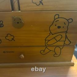 Disney wooden Winnie the Pooh container case #ca1c9e