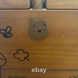 Disney wooden Winnie the Pooh container case #ca1c9e