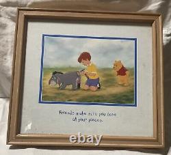 Disneys Residents Of The 100 Acre Wood Winnie The Pooh Framed Art Set Of 5