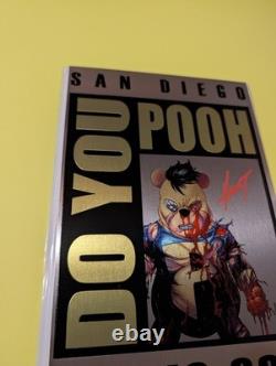 Do You Pooh Comic Embossed Metal Ltd 10 Nm Signed With Coa 7/10