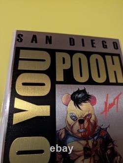 Do You Pooh Comic Embossed Metal Ltd 10 Nm Signed With Coa 7/10